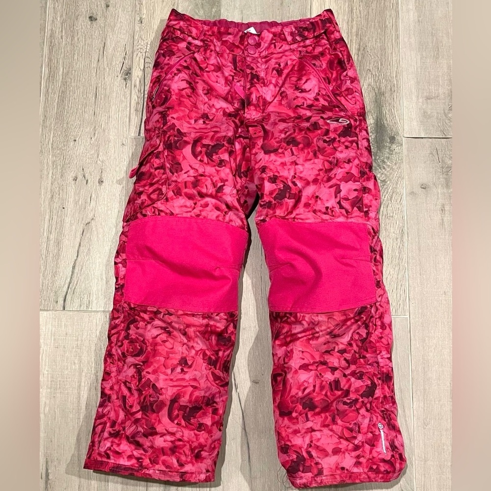 Champion Girls Pink Snow Pants Size 6 Small